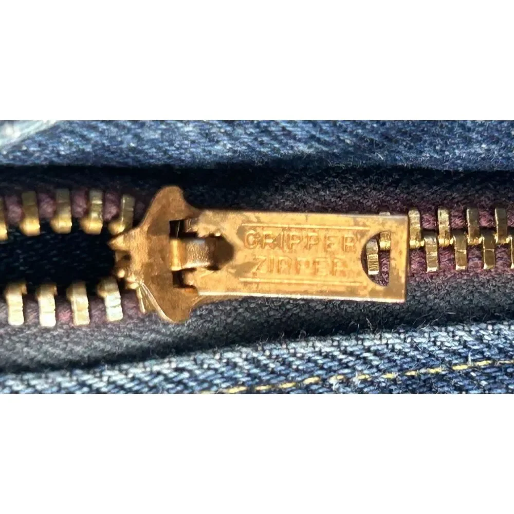 W.H. Ranch Jeans Men's 36x36 Denim Dungarees Zipper Fly